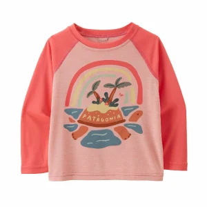 Meilleure vente ✨ Patagonia Baby Cap Cool Daily Crew – T-shirt enfant 😀 6