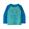 Meilleure vente ✨ Patagonia Baby Cap Cool Daily Crew – T-shirt enfant 😀 14