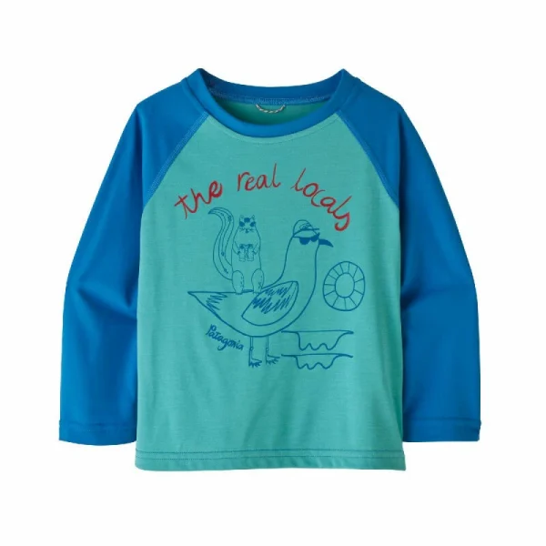 Meilleure vente ✨ Patagonia Baby Cap Cool Daily Crew – T-shirt enfant 😀 1