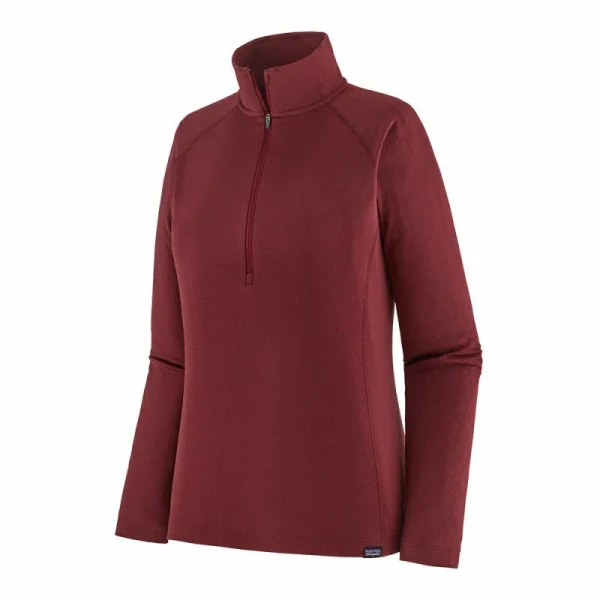 Bon marché 🛒 Patagonia Cap MW Zip Neck – Sous-vêtement technique femme ✔️ 1