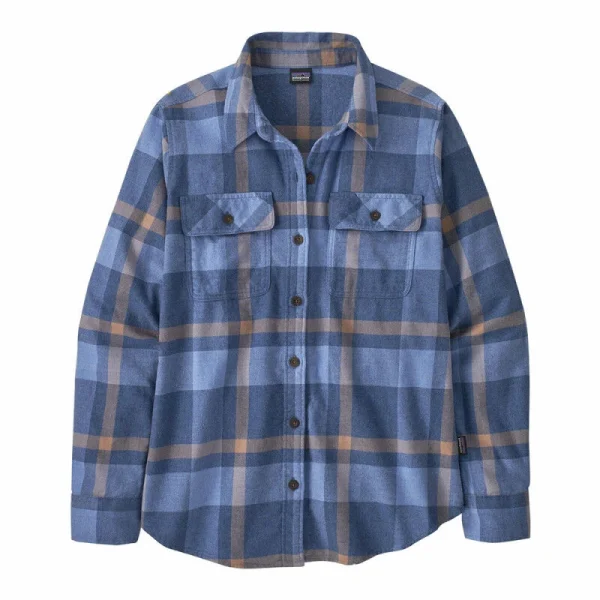 Vente flash ✔️ Patagonia L/S Organic Cotton MW Fjord Flannel 👕 Shirt – Chemise femme 🎁 5