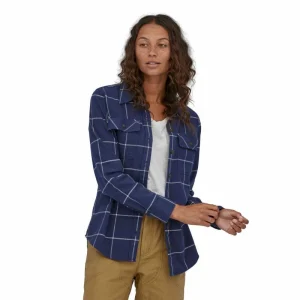 Vente flash ✔️ Patagonia L/S Organic Cotton MW Fjord Flannel 👕 Shirt – Chemise femme 🎁 8