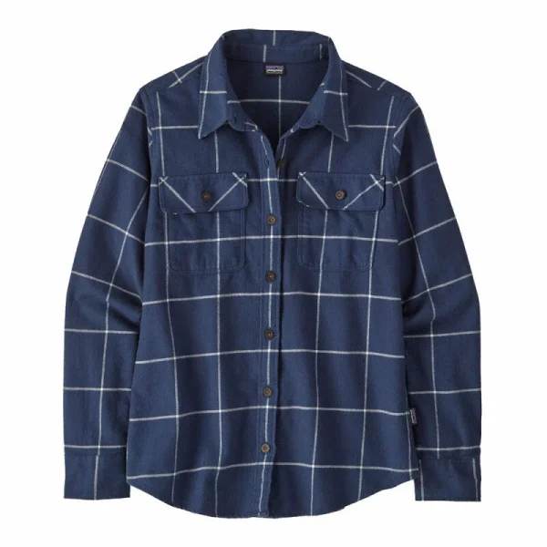 Vente flash ✔️ Patagonia L/S Organic Cotton MW Fjord Flannel 👕 Shirt – Chemise femme 🎁 1