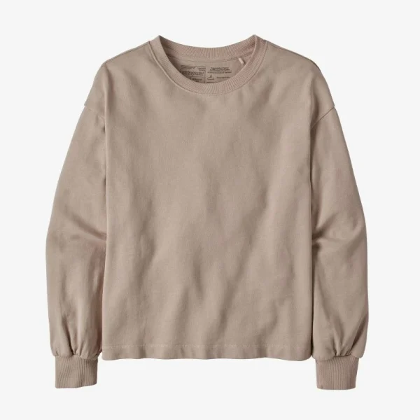 Nouveau 🥰 Patagonia Regenerative Organic Pilot Cotton Essential P/O – Sweatshirt femme 💯 1